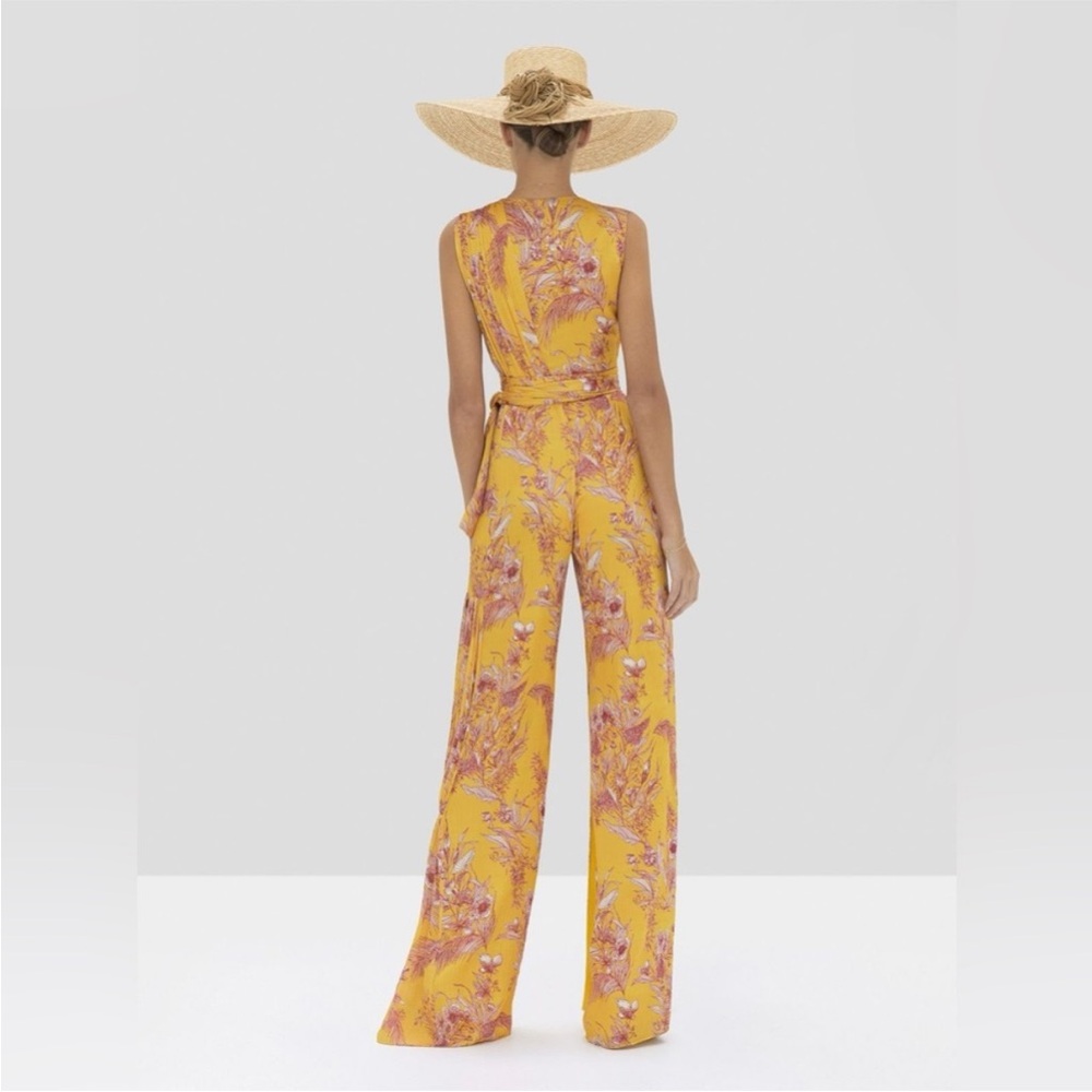 Alexis Tuscan Palm Kamiko Sleeveless Jumpsuit. Size XS NWT - Picture 3 of 9